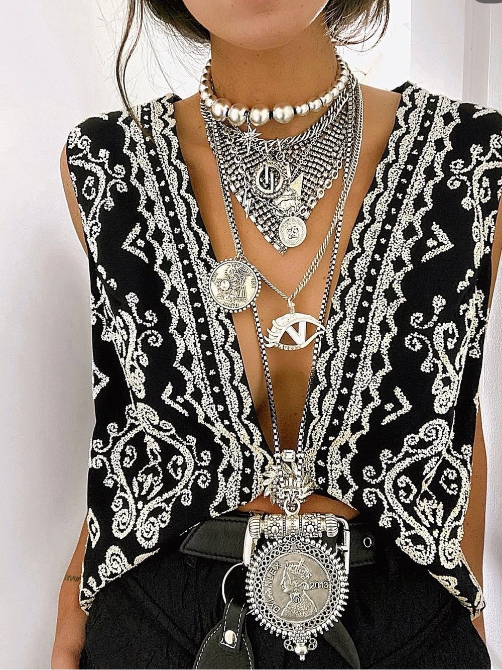 Dylanlex Silver West Necklace